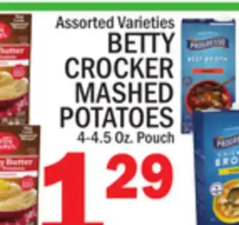 C Town BETTY CROCKER MASHED POTATOES offer