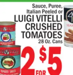 C Town LUIGI VITELLI CRUSHED TOMATOES offer