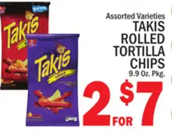 C Town TAKIS ROLLED TORTILLA CHIPS offer