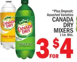 C Town CANADA DRY MIXERS offer