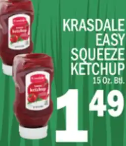 C Town KRASDALE EASY SQUEEZE KETCHUP offer