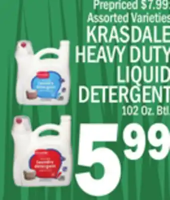 C Town KRASDALE HEAVY DUTY LIQUID DETERGENT offer