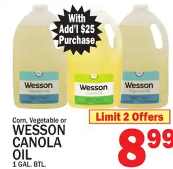 C Town WESSON CANOLA OIL offer