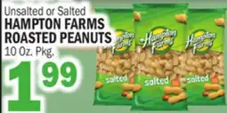 C Town HAMPTON FARMS ROASTED PEANUTS offer