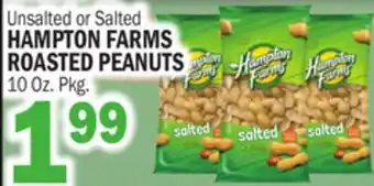 C Town HAMPTON FARMS ROASTED PEANUTS offer