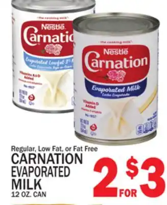 C Town CARNATION EVAPORATED MILK offer