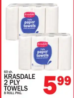 C Town KRASDALE 2 PLY TOWELS offer