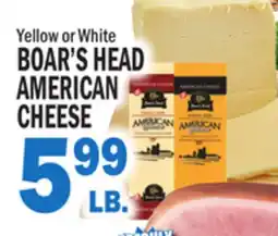 C Town BOAR'S HEAD AMERICAN CHEESE offer