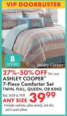 Boscov's ASHLEY COOPER 7-Piece Comforter Set offer