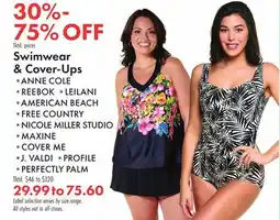 Boscov's Swimwear & Cover-Ups offer