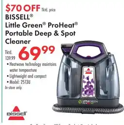 Boscov's BISSELL Little Green ProHeat Portable Deep & Spot Cleaner offer