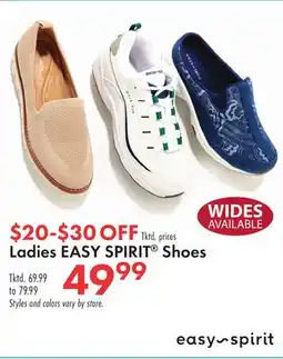 Boscov's Ladies EASY SPIRIT Shoes offer