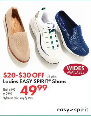 Boscov's Ladies EASY SPIRIT Shoes offer