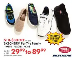 Boscov's SKECHERS For The Family offer