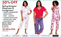 Boscov's Spring Designer Sleepwear & Loungewear offer