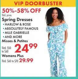 Boscov's Spring Dresses offer