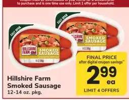 ACME Hillshire Farm Smoked Sausage offer