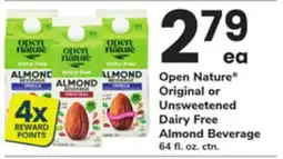 ACME Open Nature Original or Unsweetened Dairy Free Almond Beverage offer