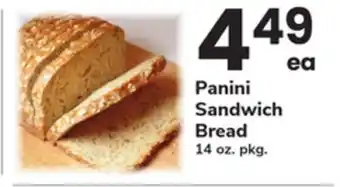 ACME Panini Sandwich Bread offer