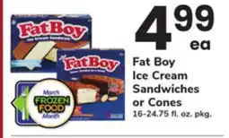 ACME Fat Boy Ice Cream Sandwiches or Cones offer