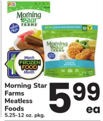 ACME Morning Star Farms Meatless Foods offer