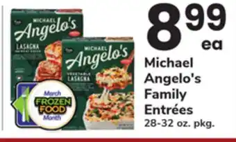 ACME Michael Angelo's Family Entrées offer