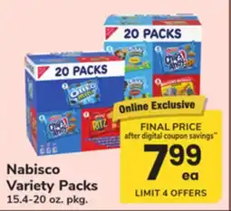 ACME Nabisco Variety Packs offer