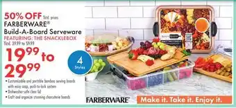 Boscov's FARBERWARE Build-A-Board Serveware offer