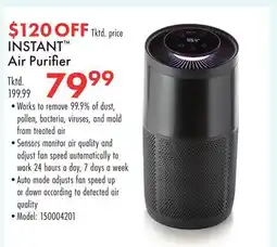 Boscov's INSTANT Air Purifier offer