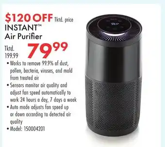 Boscov's INSTANT Air Purifier offer