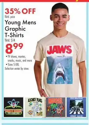 Boscov's Young Mens Graphic T-Shirts offer