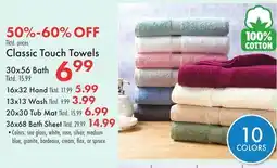 Boscov's 30x56 Bath Classic Touch Towels offer