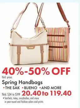 Boscov's Spring Handbags offer