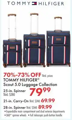 Boscov's TOMMY HILFIGER Scout 5.0 Luggage Collection offer