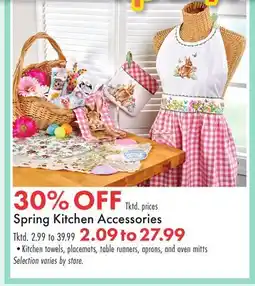 Boscov's Spring Kitchen Accessories offer