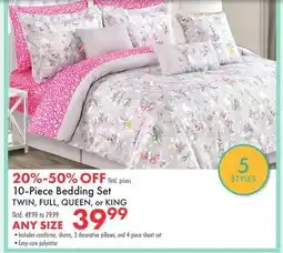 Boscov's 10-Piece Bedding Set offer