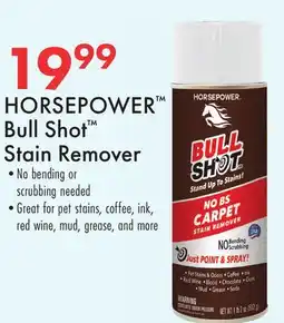 Boscov's HORSEPOWER Bull Shot Stain Remover offer