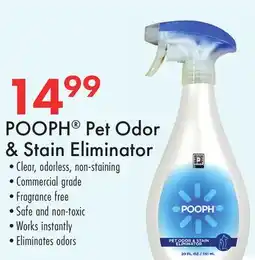 Boscov's POOPH Pet Odor & Stain Eliminator offer