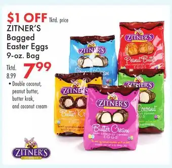 Boscov's ZITNER'S Bagged Easter Eggs 9-oz. Bag offer