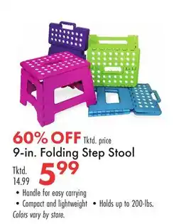 Boscov's 9-in. Folding Step Stool offer