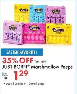 Boscov's JUST BORN Marshmallow Peeps offer