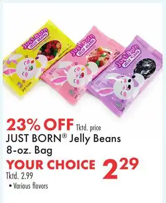 Boscov's JUST BORN Jelly Beans 8-oz. Bag offer