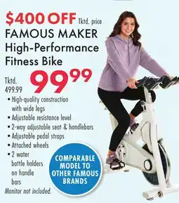 Boscov's FAMOUS MAKER High-Performance Fitness Bike offer