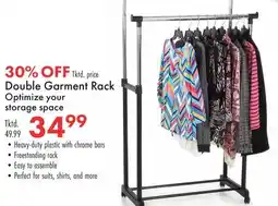 Boscov's Double Garment Rack offer