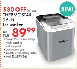 Boscov's THERMOSTAR 26-lb. Ice Maker offer