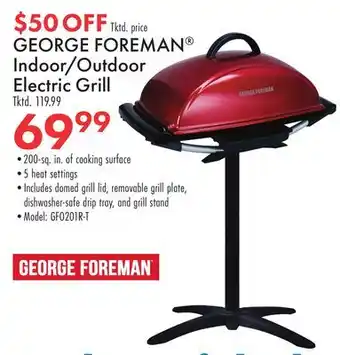 Boscov's GEORGE FOREMAN Indoor/Outdoor Electric Grill offer