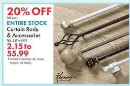 Boscov's Curtain Rods & Accessories offer