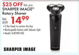 Boscov's SHARPER IMAGE Rotary Shaver offer