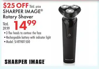 Boscov's SHARPER IMAGE Rotary Shaver offer