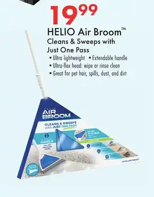 Boscov's HELIO Air Broom Cleans & Sweeps with Just One Pass offer